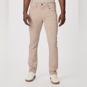 NEW PAIGE Denim Transcend Federal Slim Straight Jean [Toasted Almond]